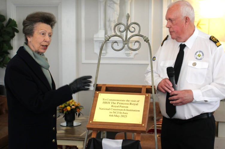 Royal visit to NCI St Ives.