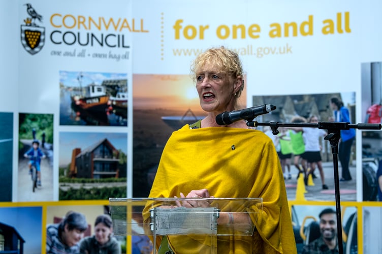 Cornwall Councillor for Saltash Essa Hilary Frank says she is 'honoured' to have retained her seat following the local elections. Picture: Paul Williams