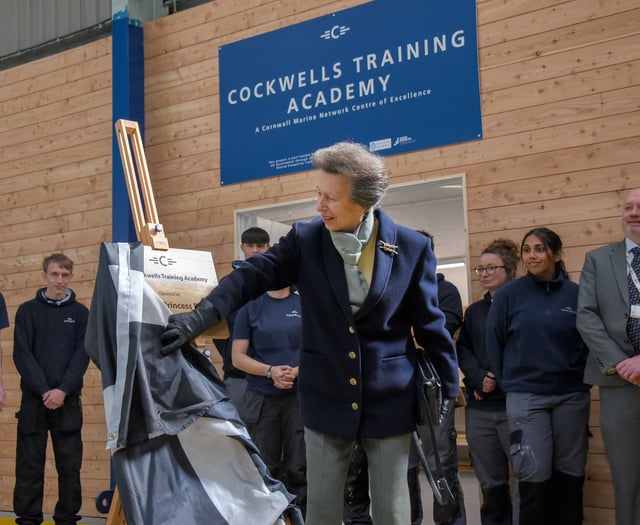 Princess Royal officially opens academy and launches new vessel