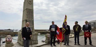 Mayor of Penzance attends local VE Day events