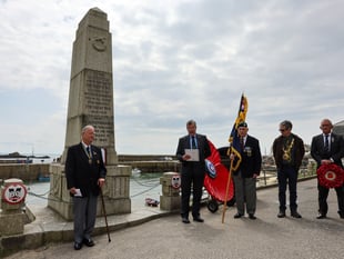 Mayor of Penzance attends local VE Day events