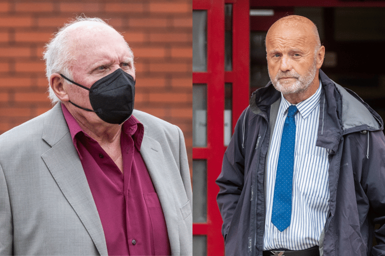 Former sergeant William Baker and former officer Ian Hopkinson.