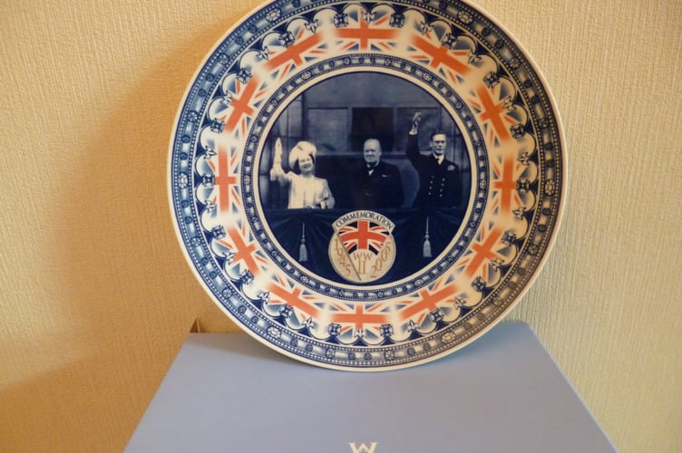 LOCAL historian, photograph collector and Voice reader Barrie Doney has no shortage of pictures and stories from Cornwall’s past, which he shares with Voice Newspaper readers every week. This week’s photograph shows a commemoration plate created to mark VE Day. Barrie says of this photograph: “From the celebrations of last week we must remember that 70-85 million lives were lost in WW2. The deadliest conflict in human history, and the world has still not learned.”