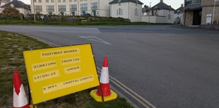 Work underway to make entrance to Pentire safer