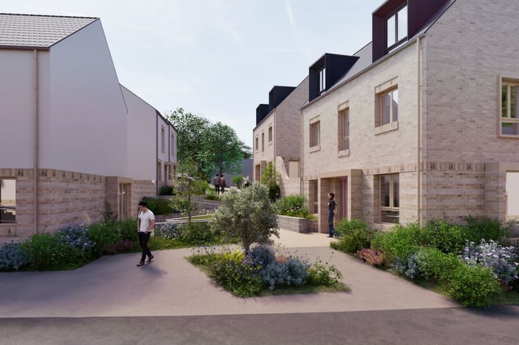 How the development behind Old County Hall in Truro could look if approved (Pic: Gardner Stewart Architects)