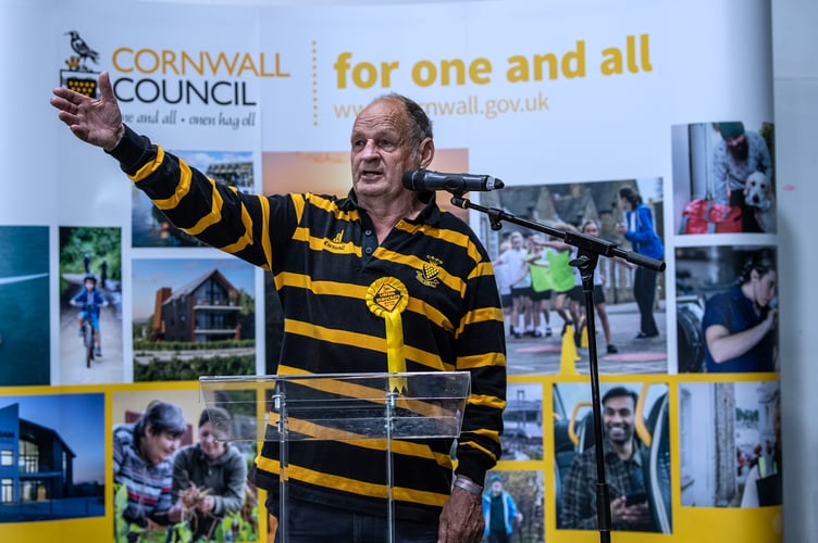 Cornwall Councillor Jim Candy was re-elected for the division of Looe West, Pelynt, Lansallos and Lanteglos. Picture: Paul Williams