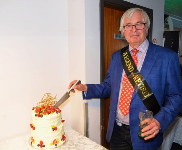 End of an era as Armand finally steps down from office in Looe
