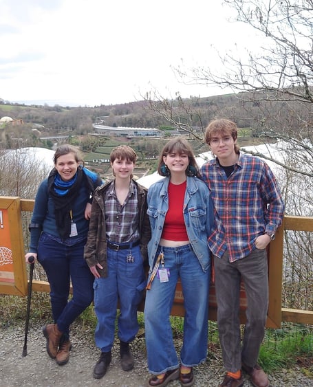 Rory, Emma, Kate & Alfred (left to right).