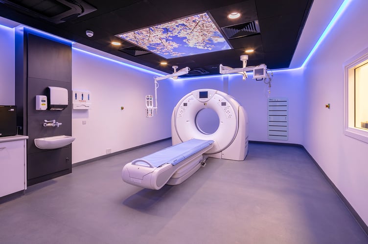 MRI scan room similar to the one planned as part of the new Redruth CDC.