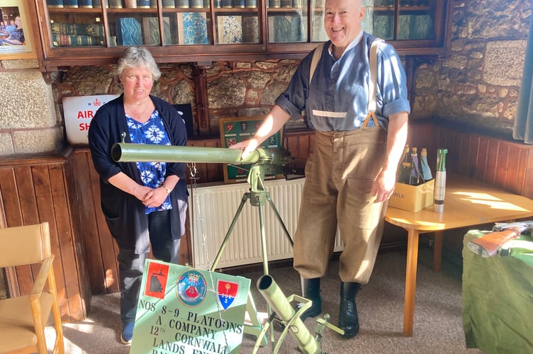 Sue and Gareth Wearne pictured at the exhibition.