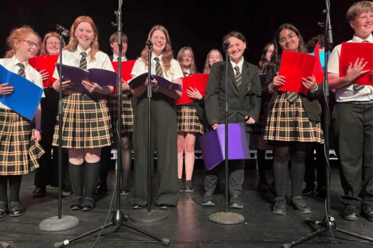Pool Academy Choir Shines at Cornwall Youth Choir Jamboree.
