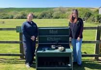 Attraction donated mud kitchen with a difference