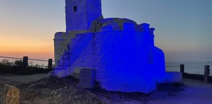 Iconic landmark illuminated to raise awareness