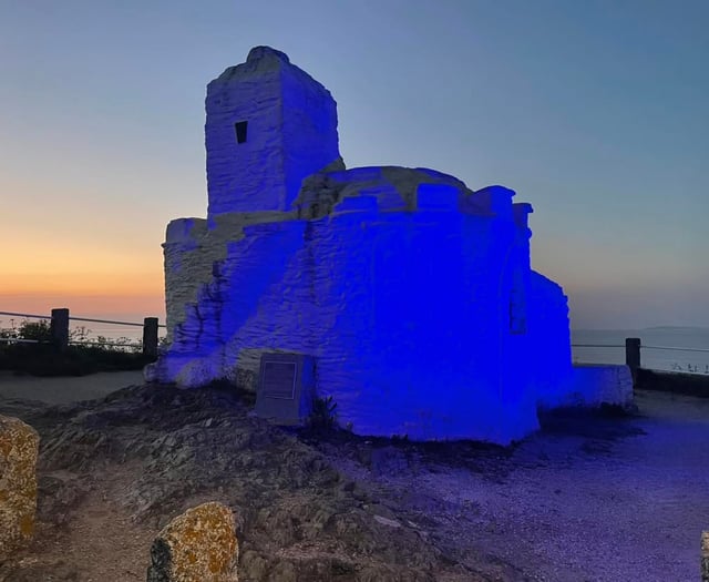 Iconic landmark illuminated to raise awareness