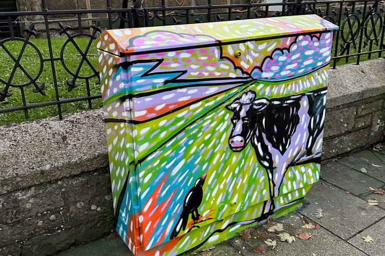 Artwork in Camborne.