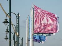 Promenade flags return to signal the start of summer