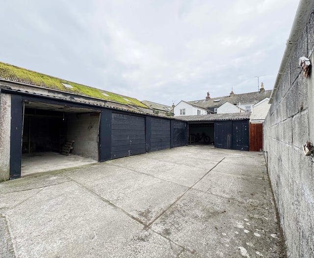 Block of garages in West Cornwall locked in for auction