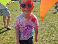 School enjoys splash of success for its first colour run fundraiser