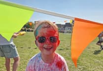 School enjoys splash of success for its first colour run fundraiser