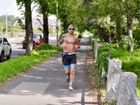 Marathon man continues to pound local streets in aid of charity