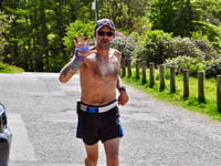 Marathon man 'humbled' by spirit shown by local community