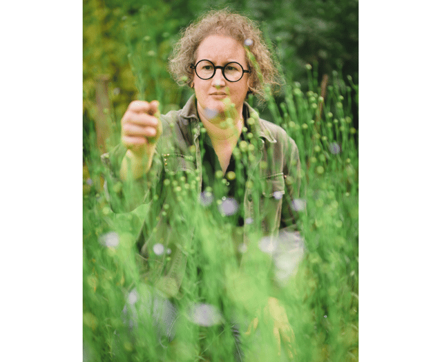 Artist grows own flax for upcoming exhibition
