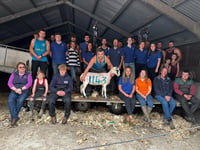 Young Farmers' Club help raise more than £4,000 in 24-hour shearathon
