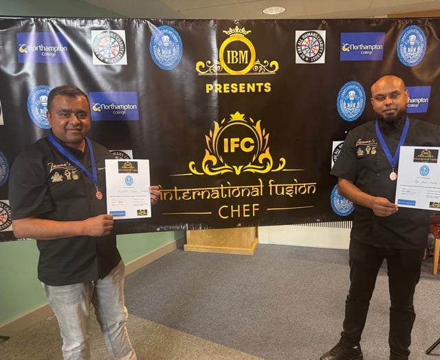 Brothers celebrate after making finals of national cooking competition