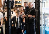 Police visit school with knife arch to educate students
