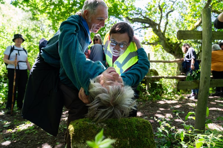 the beating of the bounds in Helston.