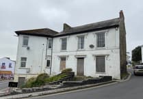 Bleak outlook for neglected former pub building in centre of St Austell