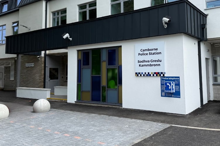 Camborne Police Station.