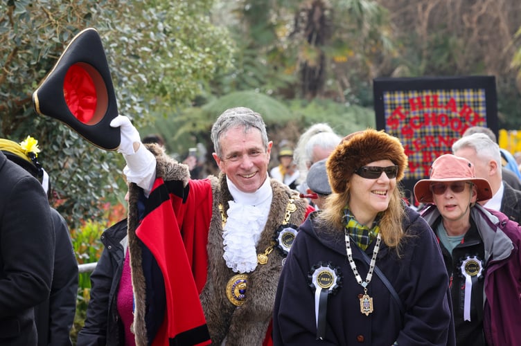 St Piran's Day 2025 celebrations in Penzance. Photo by Penzance Council