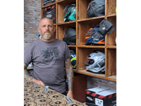 Motorbike accessories shop celebrates first birthday