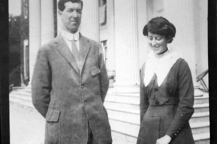 Ida and Ronald at Trelissick, Cornwall ©National Trust                   