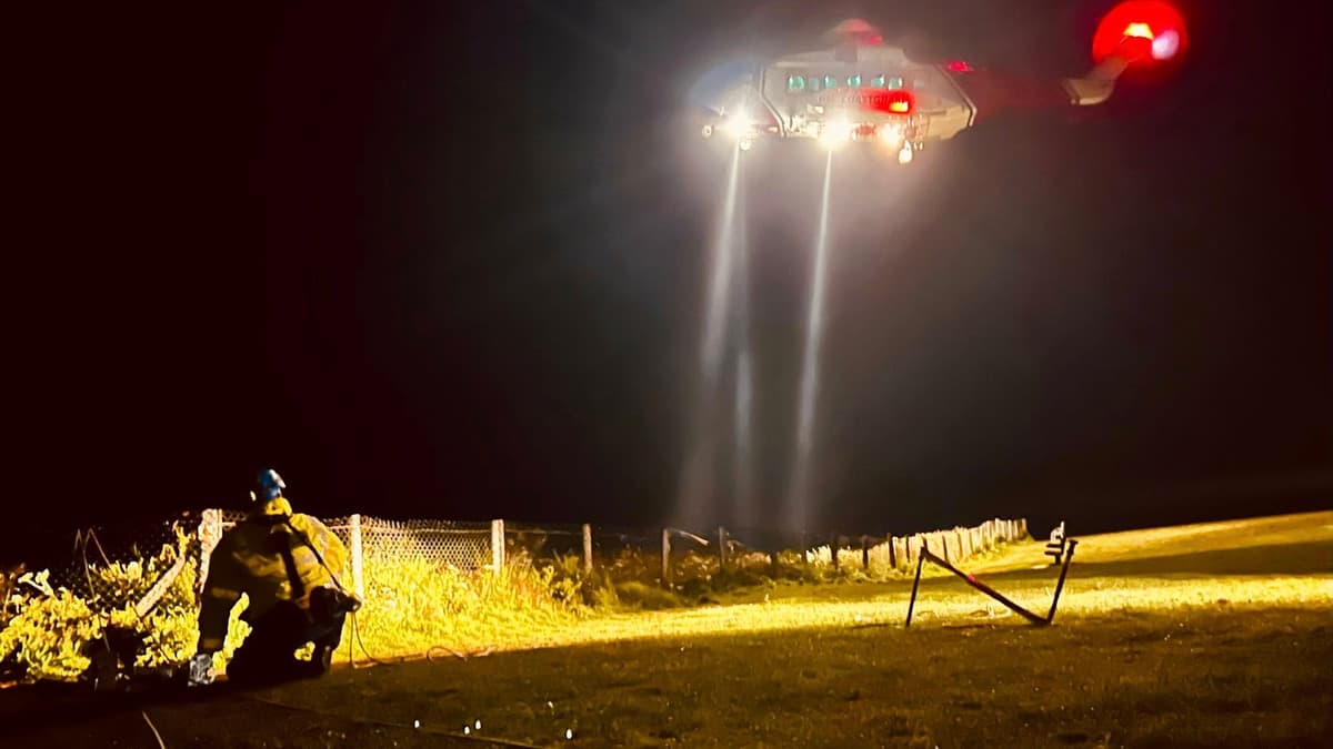 Major rescue operation launched after man fell from cliff ...
