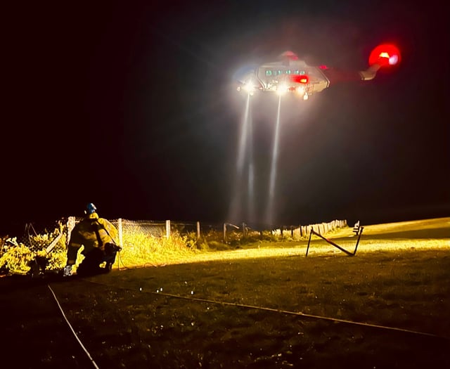 Major rescue operation launched after man fell from cliff