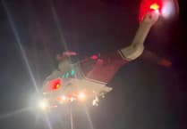 Man who fell from cliff rescued after light from mobile phone spotted