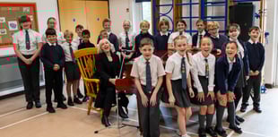 Top singer leads special workshop in primary school