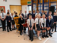 Top singer leads special workshop in primary school