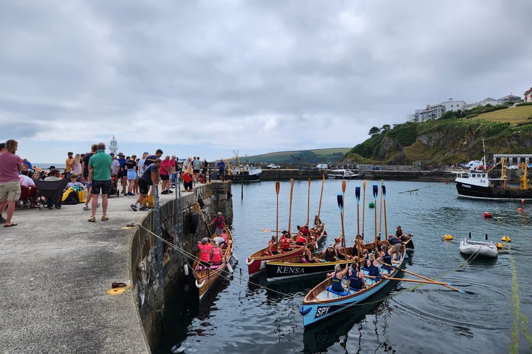 Gig crews from across Cornwall will be heading to Mevagissey.