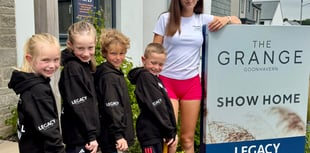 Top young tennis players served up new kit following donation