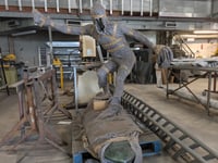 Landmark £100,000 surf statue unveiled