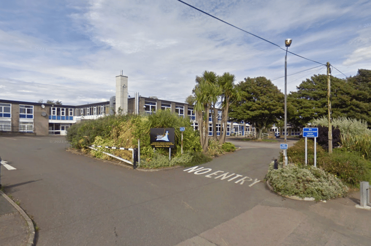 A general view of Saltash Community School located in Wearde Road