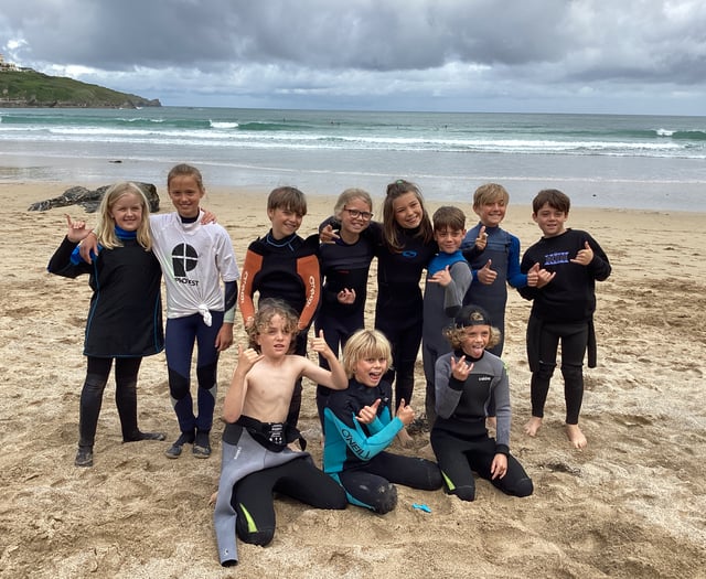 Surf's up for students at surf festival