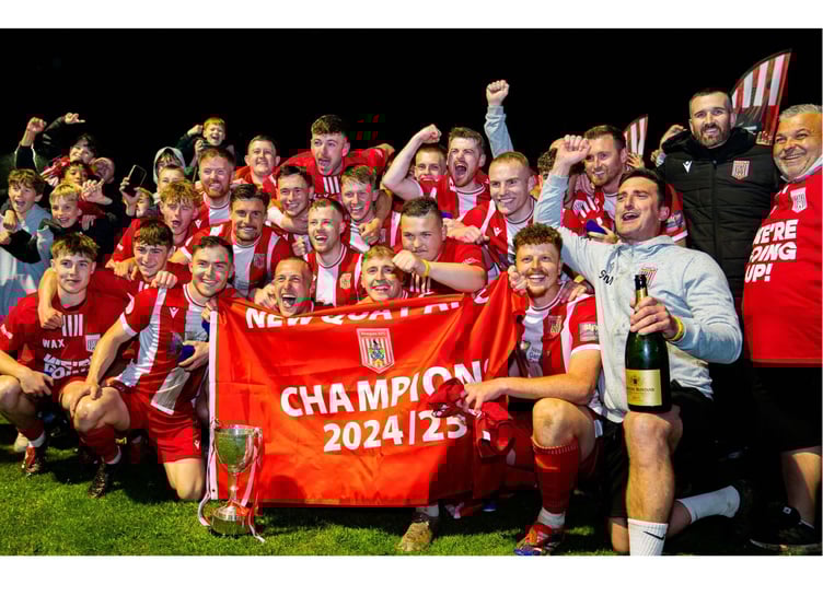 Newquay AFC 2024/25 SWPL Premier West champions.