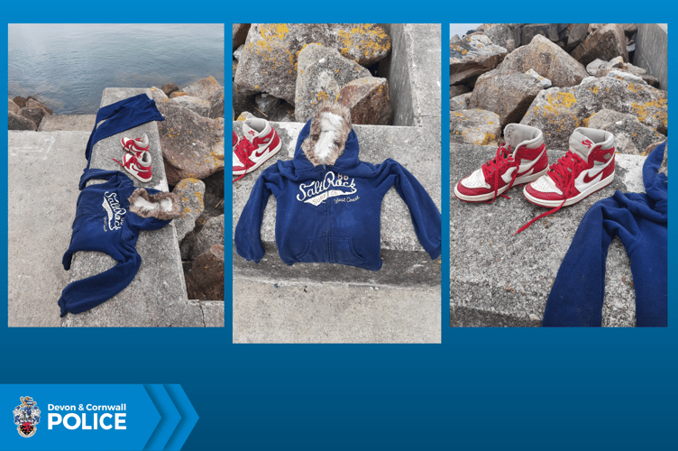 APPEAL | Can you help identify clothes found on Penzance seafront?.