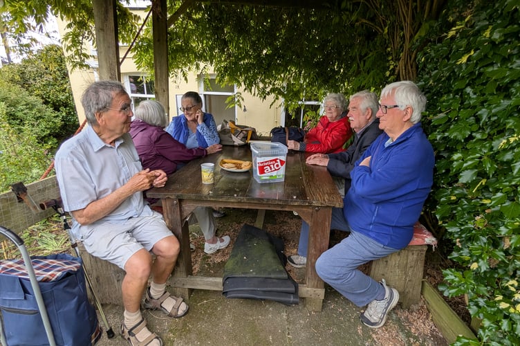 The Christian Aid coffee morning in Truro 