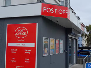 New post office delivered for town
