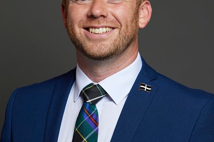 Official portrait or Ben Maguire, Liberal Democrat, MP for North Cornwall